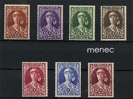 Belgia, tuberkuloosimerkit 1931 