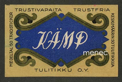 Tulitikkuetiketti, Kämp 