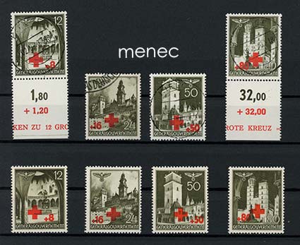 Saksa, Generalgouvernement 1940, Punainen Risti, 2 sarjaa 