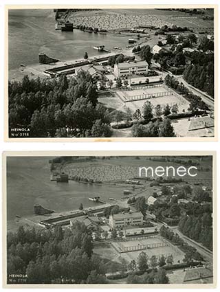 Heinola, ilmakuva 2718, kaksi eri-ikäistä versiota 