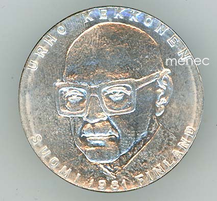 Juhlaraha, Urho Kekkonen 1981, 50 mk 