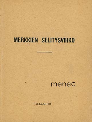 Merkkien selitysvihko 