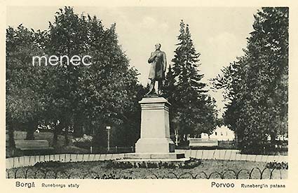Porvoo, Runeberg'in patsas 