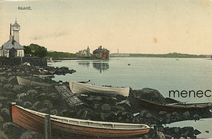 Raahe, soutuveneitä rannassa 