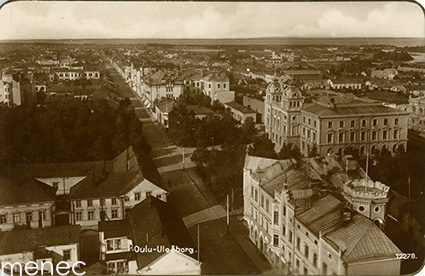Oulu, näkymä kaupungintalolta
