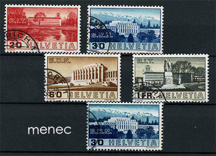 Sveitsi, ILO ja SDN 1938, sarja ja kuvakevirhe 