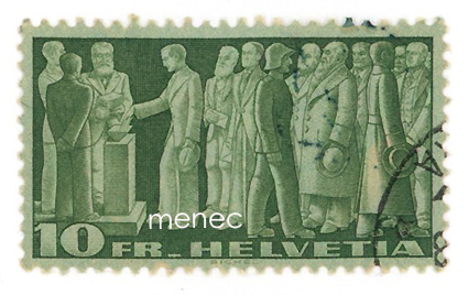 Sveitsi, demokratian symboleja 1938 