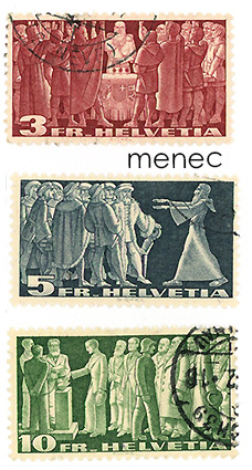 Sveitsi, demokratian symboleja 1955 