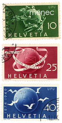 Sveitsi, UPU 75 vuotta 1949 