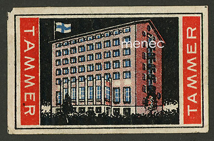 Tulitikkuetiketti, Hotelli Tammer, Tampere 