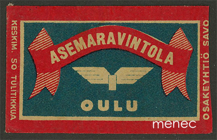 Tulitikkuetiketti, Asemaravintola, Oulu 