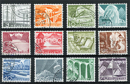 Sveitsi, käyttömerkit 1949 