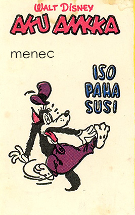 Aku Ankka-lehden mainosmerkki, Iso Paha Susi 