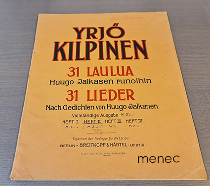 Kilpinen, Yrjö - 31 laulua Huugo Jalkasen runoihin 