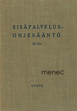 Sisäpalvelusohjesääntö (S. O.) 