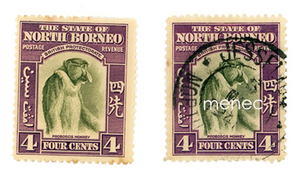 Iso-Britannia, Pohjois-Borneo, käyttösarjaa 1939, 4c, 2 värivariantilla 