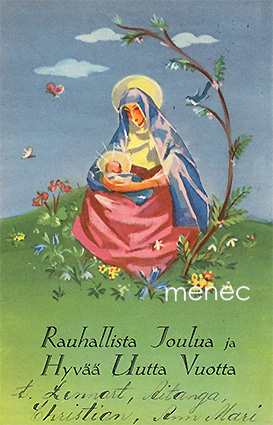 Wendelin, Martta - Maria ja Jeesus-lapsi nurmella 