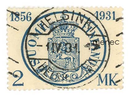 Postimerkin 75-vuotisjuhla 1931, 2 mk, loisto 