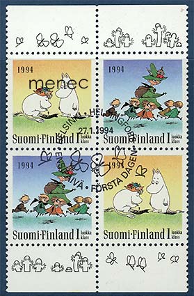 Ystävyydellä - Muumeja 1994, nelilö 
