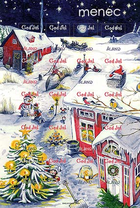 Ahvenanmaa, joulumerkit 2004, arkki 