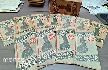 Suomen tiekartta, sarja kotelossa 