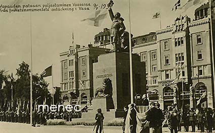 Vaasa, Vapauden patsaan paljastaminen 9.7.1938 