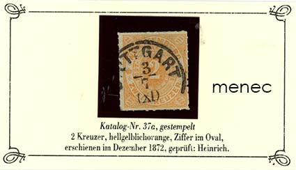 Saksa, Württemberg, käyttömerkki 1872, 2 Kr 
