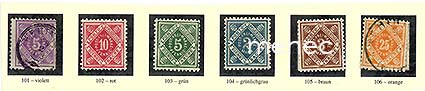 Saksa, Württemberg, virkamerkit 1875-1900 