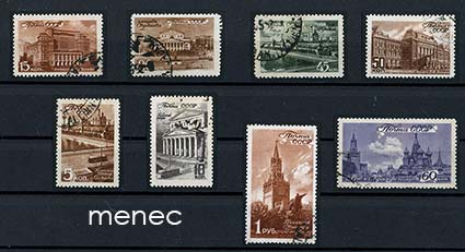 Venäjä, näkymiä Moskovasta 1946 