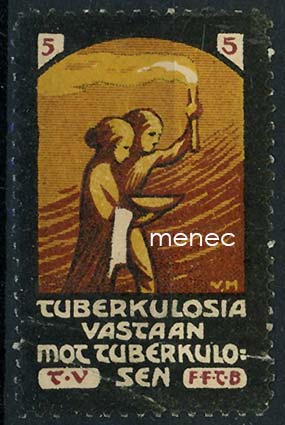 Joulumerkki 1910, Mies ja nainen 