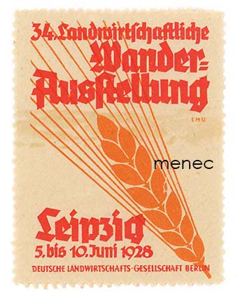 34. Landwirtschaftliche Wander-Ausstellung Leipzig 1928, kirjeensulkija 