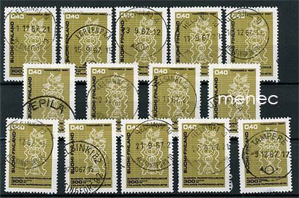 Suomen paperiteollisuus 300 vuotta 1967, 14 hyvää leimaa, useita loistoja 