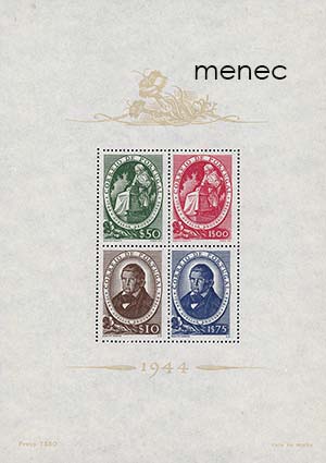 Portugali, Avelar Brotero 200 vuotta 1944, pienoisarkki 