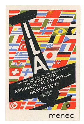Saksa, International Aeronautical Exhibition, Berlin 1928 