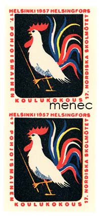 Pohjoismainen koulukokous, Helsinki 1957, kirjeensulkijapari 