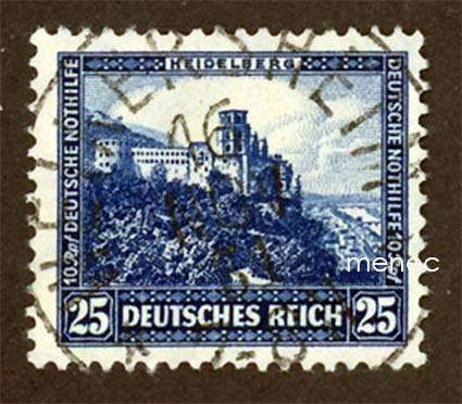 Saksa, pula-apu 1931, 25+10Pf 