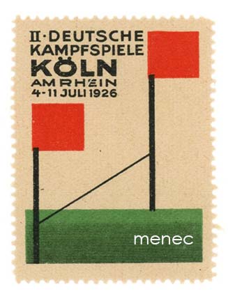 Saksa, II. Deutsche Kampfspiele Köln 1926, kirjeensulkija 