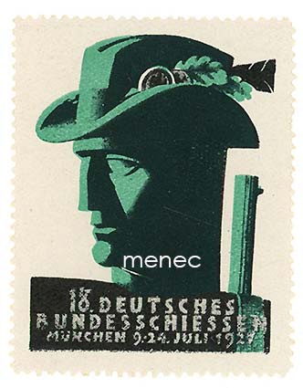 Saksa, 16. Deutsches Bundesschiessen 1927, kirjeensulkija 