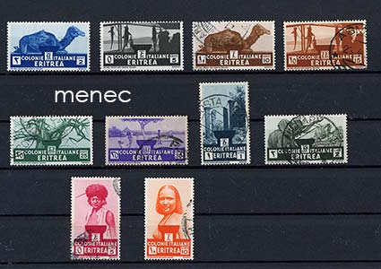 Italia, Eritrea, käyttösarja 1933 
