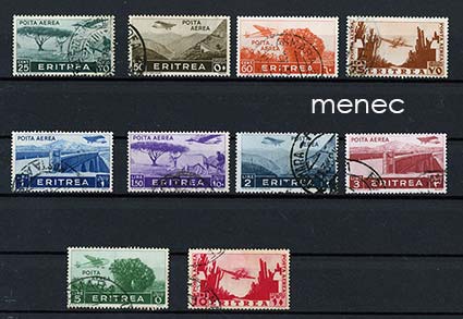 Italia, Eritrea, lentoposti 1936 