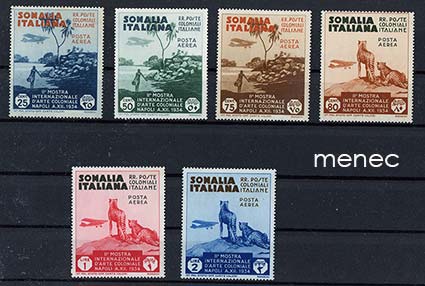 Italia, Somalia, lentoposti 1934 