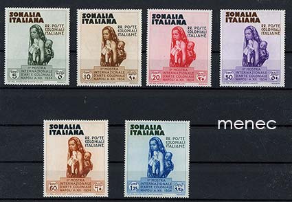 Italia, Somalia, 2. kv. siirtomaanäyttely Napolissa 1934 
