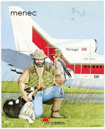 Portugali, haukkojen suojelu 1994, pienoisarkki 