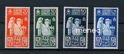 Italia, Afrikan siirtomaat, Milanon messut 1934 