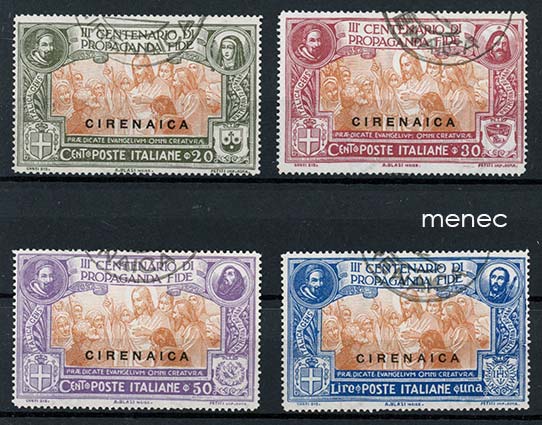 Italia, Libya, Kyrenaika, De propaganda fide 300 vuotta 1923 