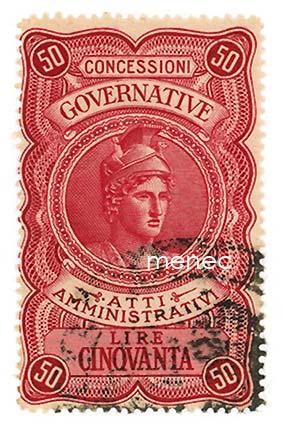 Italia, veromerkki 50L 