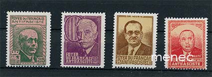 Espanjan sisällissota, ranskalainen antifasistinen keskus, 4 kirjeensulkijaa 