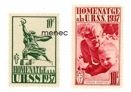 Espanjan sisällissota, Kunnianosoitus NL:lle 1937, 2 kirjeensulkijaa 