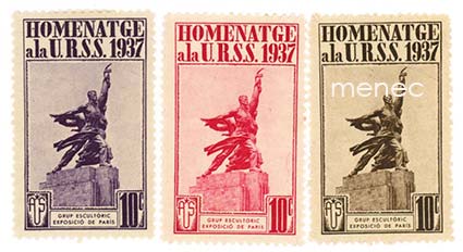 Espanjan sisällissota, Kunnianosoitus NL:lle 1937, 3 kirjeensulkijaa 