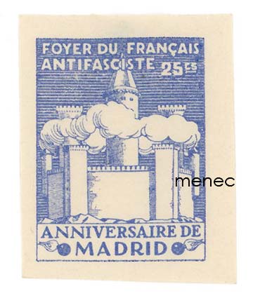Espanjan sisällissota, ranskalainen antifasistinen keskus, Madridin vuosipäivä, kirjeensulkija 